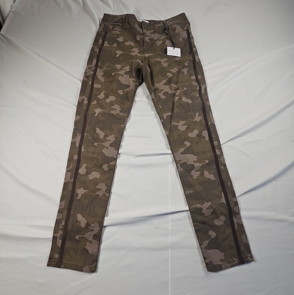 Womens 29/8 Broadway High Rise Skinny Camo Jeans Green Brown NWT by Skinnygirl